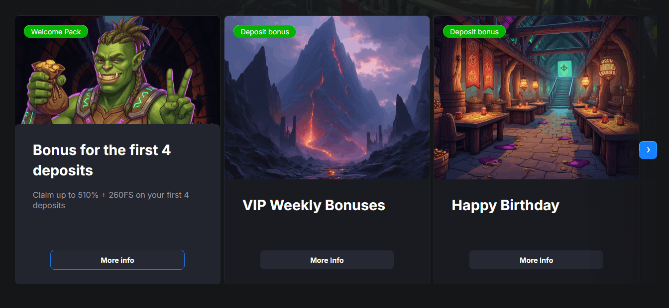 Wincraft Casino – Bônus de Boas-Vindas